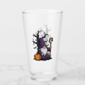 Halloween Gnome Glass Cup Glas (Achterkant)