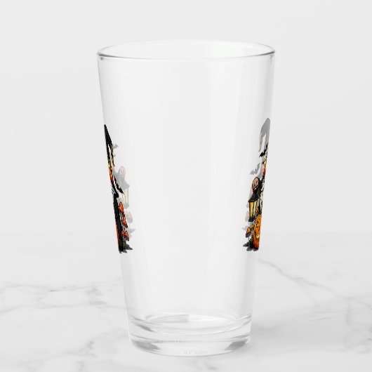 Halloween Gnome Glass Cup Glas (Links)