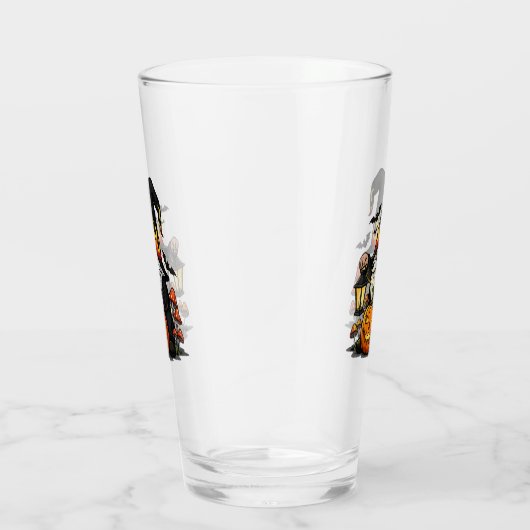 Halloween Gnome Glass Cup Glas (Rechts)