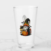 Halloween Gnome Glass Cup Glas (Voorkant)