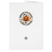 Halloween Gnome Greeting Card (Achterkant)