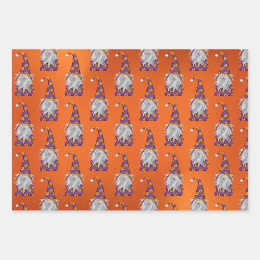 Halloween Gnome Inpakpapier Vel (Voorkant 3)