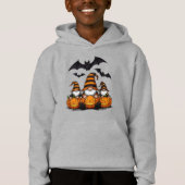 Halloween Gnome Kids Pullover Hoodie (Voorkant)