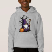 Halloween Gnome Kids Pullover Hoodie (Voorkant)