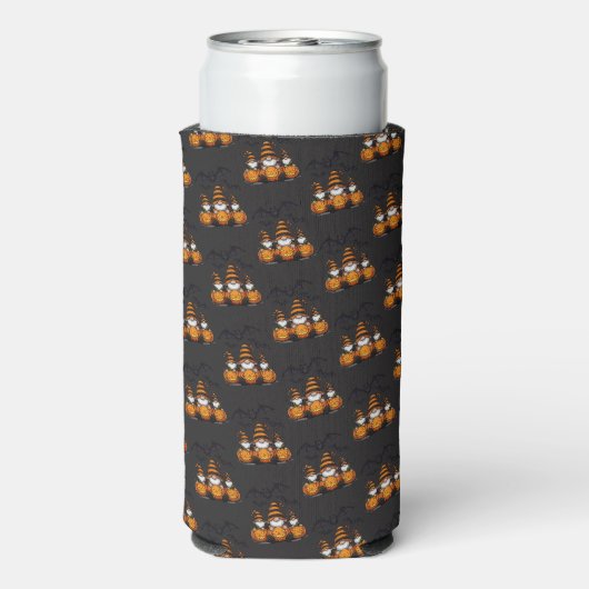 Halloween Gnome Koozie (Seltzer Achterkant)