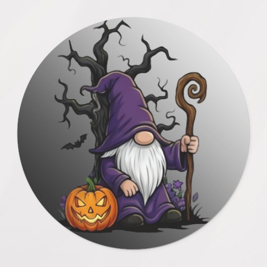 Halloween Gnome Labels (Design 2)