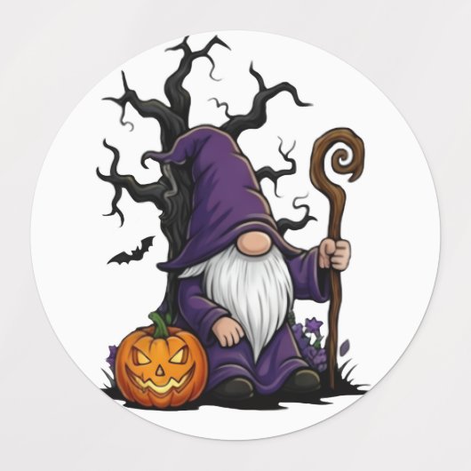 Halloween Gnome Labels (Design 1)