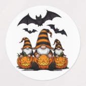 Halloween Gnome Labels (Design 1)