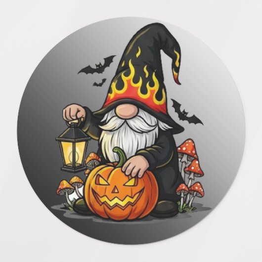 Halloween Gnome Labels (Design 2)