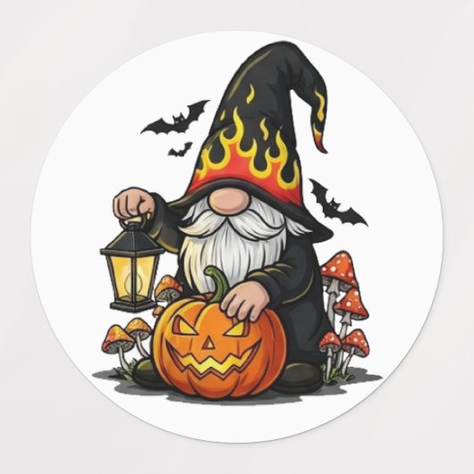 Halloween Gnome Labels (Design 1)