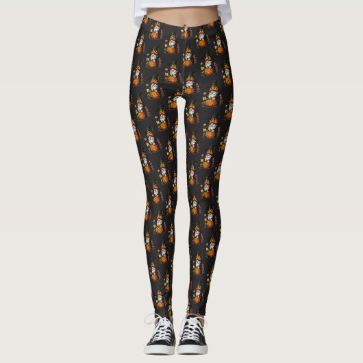Halloween Gnome Leggings (Voorkant)