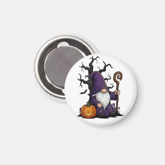 Halloween Gnome Magnet (Voorkant / Achterkant)