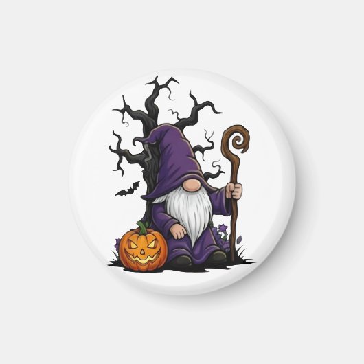 Halloween Gnome Magnet (Voorkant)