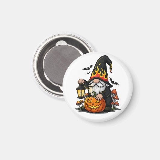 Halloween Gnome Magnet (Voorkant / Achterkant)