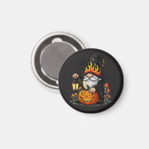 Halloween Gnome Magnet