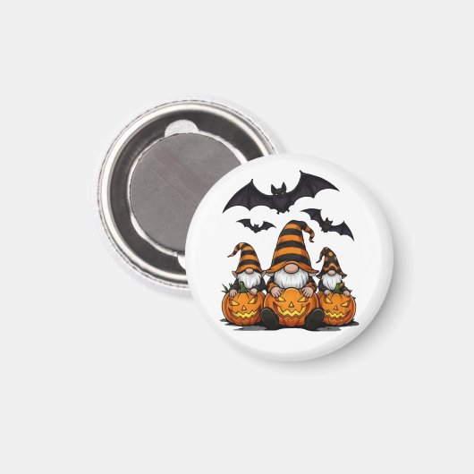 Halloween Gnome Magnet (Voorkant / Achterkant)