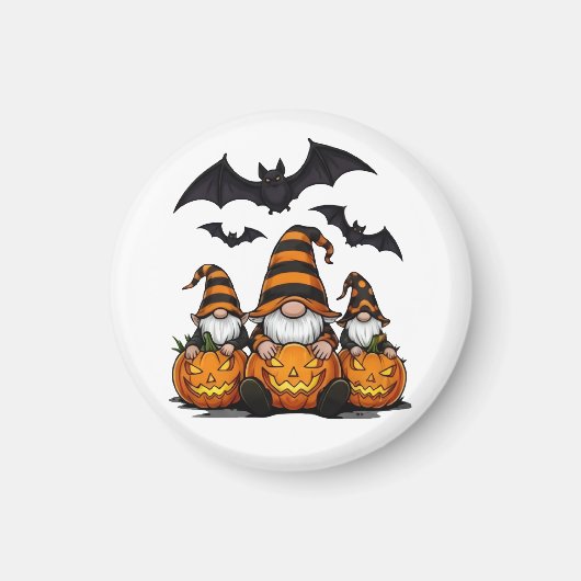 Halloween Gnome Magnet (Voorkant)