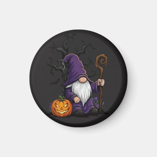 Halloween Gnome Magnet (Voorkant)