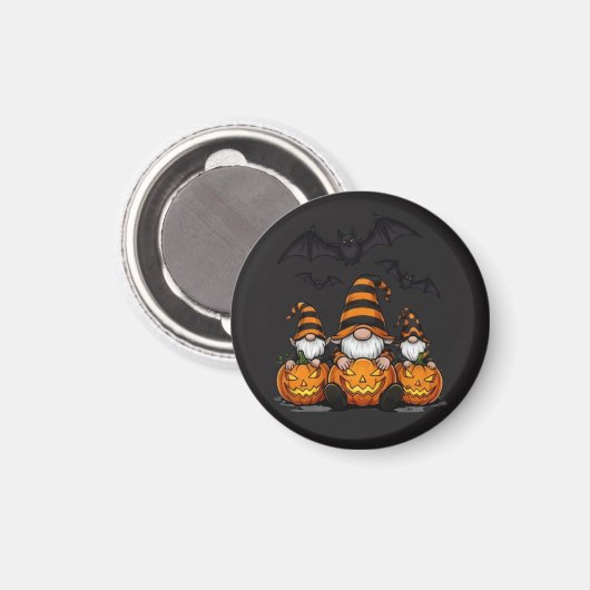 Halloween Gnome Magnet (Voorkant / Achterkant)