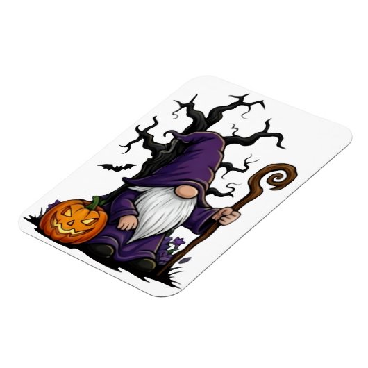 Halloween Gnome Magnet Magneet (Linkerzijde)