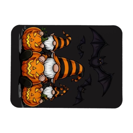 Halloween Gnome Magnet Magneet (Horizontaal)