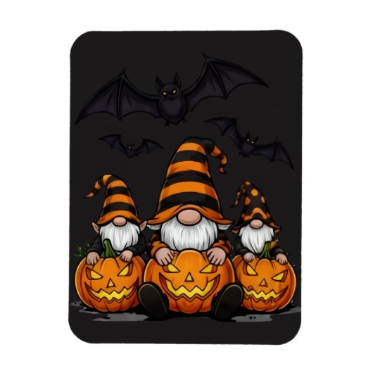 Halloween Gnome Magnet Magneet (Verticaal)