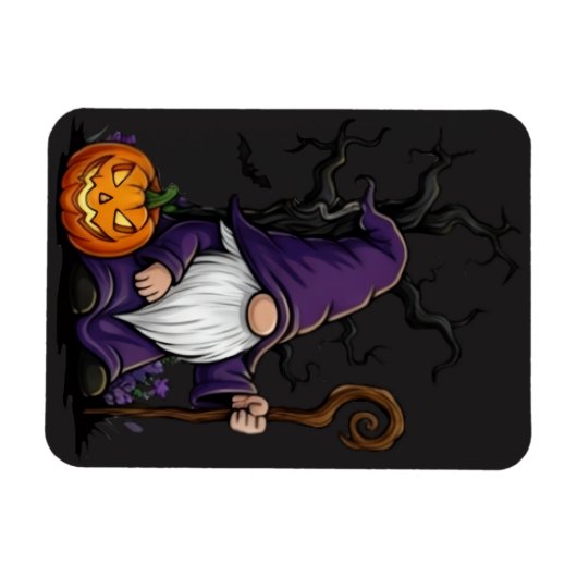 Halloween Gnome Magnet Magneet (Horizontaal)