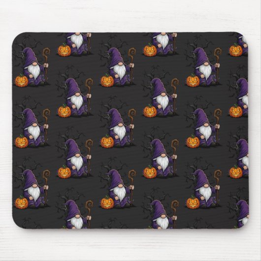Halloween Gnome Mousepad Muismat (Voorkant)