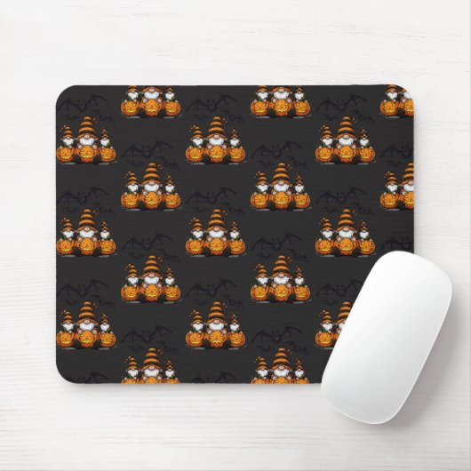 Halloween Gnome Mousepad Muismat (Met muis)