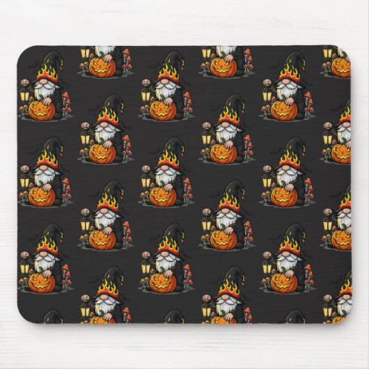 Halloween Gnome Mousepad Muismat (Voorkant)