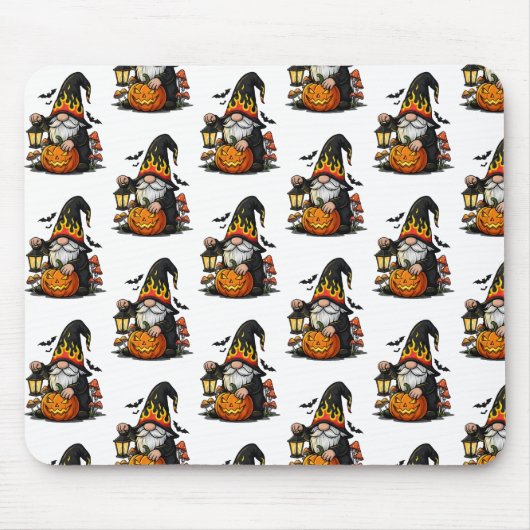 Halloween Gnome Mousepad Muismat (Voorkant)