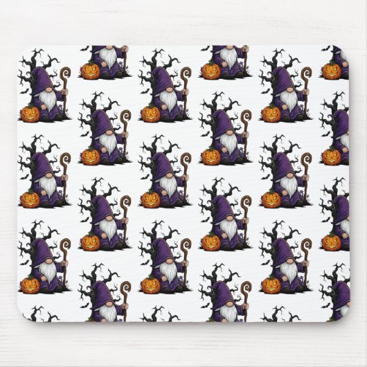 Halloween Gnome Mousepad Muismat (Voorkant)
