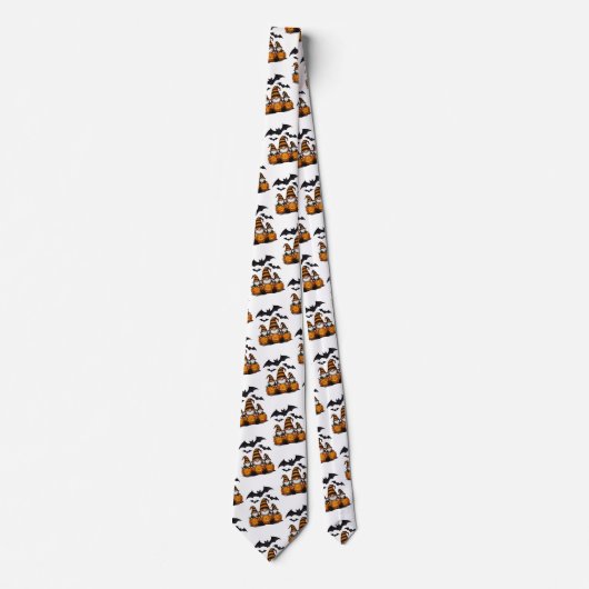 Halloween Gnome Neck Tie Stropdas (Voorkant)