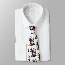 Halloween Gnome Neck Tie Stropdas