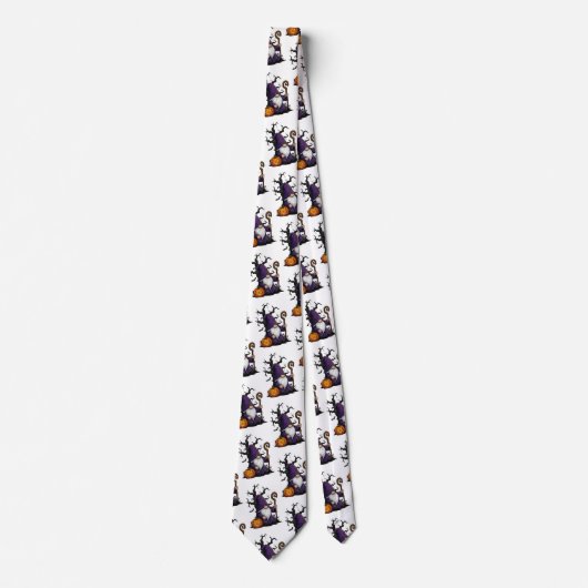 Halloween Gnome Neck Tie Stropdas (Voorkant)