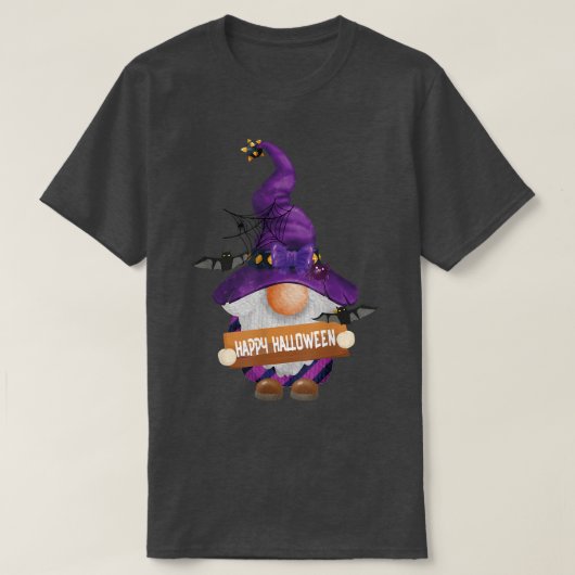 Halloween Gnome schattige Gnome Halloween Costume T-shirt (Design voorkant)