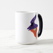 Halloween Gnome Spin Naam Doodles Magische Mok (Voorkant rechts)