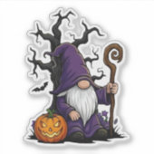 Halloween Gnome Sticker (Voorkant)