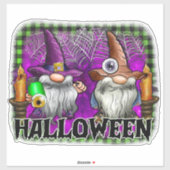 Halloween Gnome  Sticker (Vel)