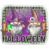 Halloween Gnome  Sticker (Voorkant)