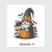 Halloween Gnome Sticker (Vel)