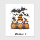 Halloween Gnome Sticker (Vel)