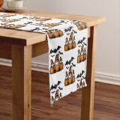 Halloween Gnome Table Runner Korte Tafelloper (Voorbeeld)