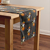 Halloween Gnome Table Runner Korte Tafelloper (Voorbeeld)
