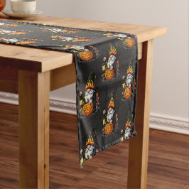 Halloween Gnome Table Runner Korte Tafelloper