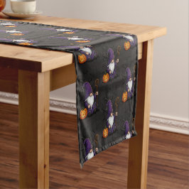 Halloween Gnome Table Runner Korte Tafelloper