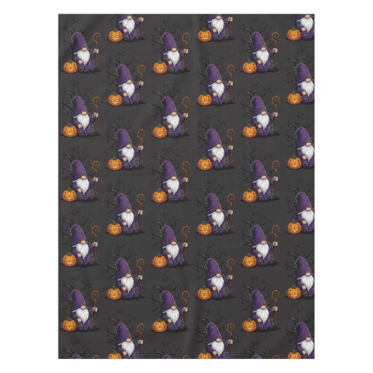 Halloween Gnome Tablecloth Tafelkleed (Voorkant)