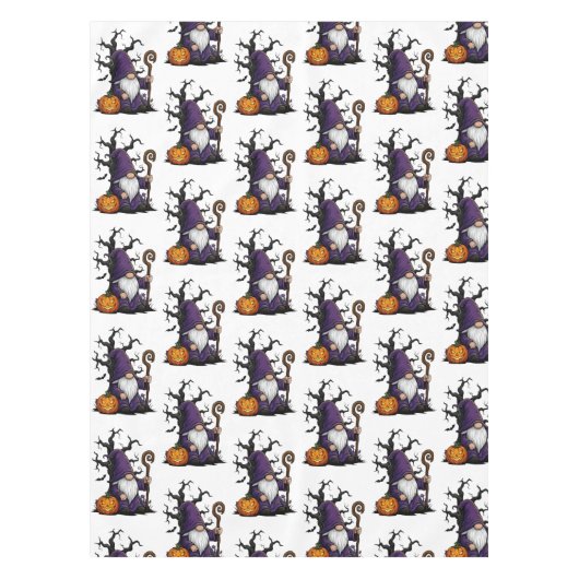Halloween Gnome Tablecloth Tafelkleed (Voorkant)