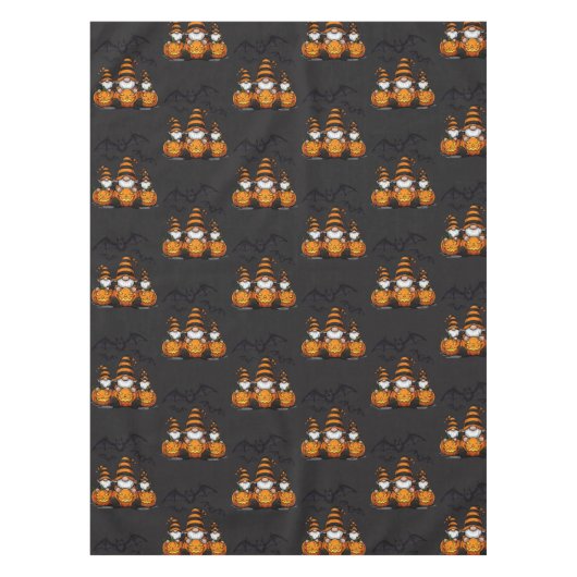 Halloween Gnome Tablecloth Tafelkleed (Voorkant)