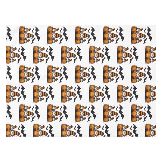 Halloween Gnome Tablecloth Tafelkleed (Voorkant (Horizontaal))